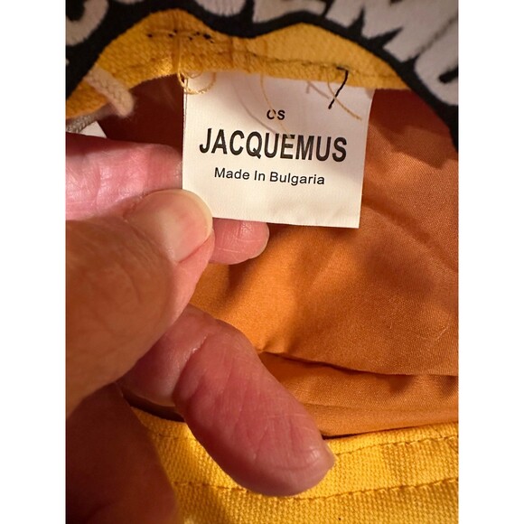 Jacquemes Le Bob Artichaut Bucket Hat In Mustard‎ Yellow main image 5